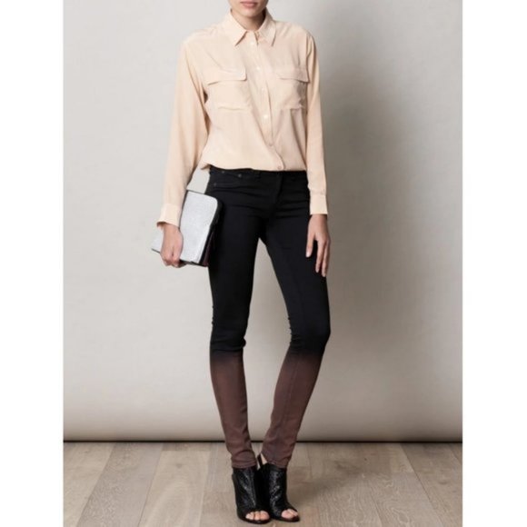 Rag & Bone Mauve ombré Skinny Jeans - Picture 10 of 10